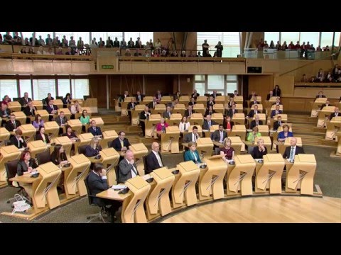 Selection of the Parliament’s Nominee for First Minister - 17 May 2016