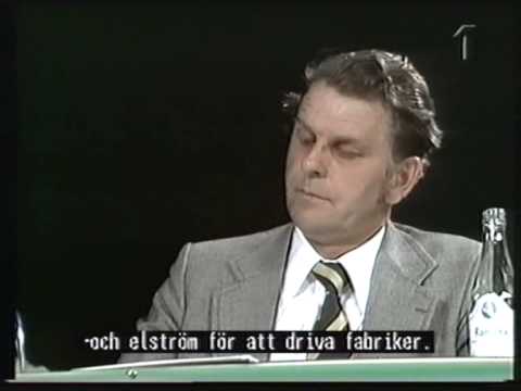 Palme lär Fälldin energipolitik