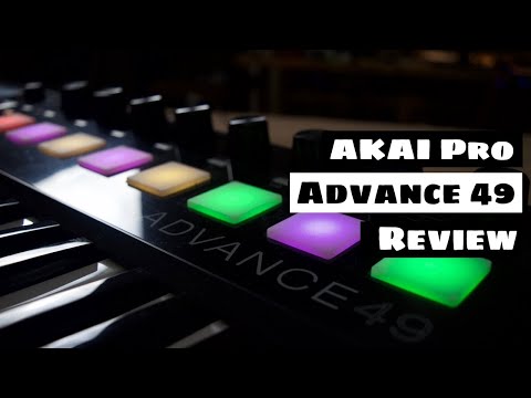 AKAI Pro ADVANCE 49 MIDI Keyboard Review - Best Controller For Plugins?