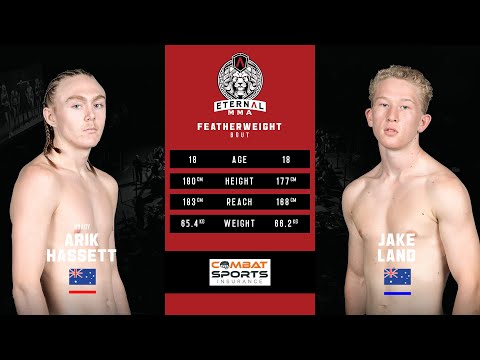 ETERNAL MMA 52 - ARIK HASSET VS JAKE LAND - MMA FIGHT VIDEO