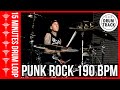 Drum Beat 190 bpm - Groove Drum Track 190 BPM Punk Rock | Batería 190 BPM Punk Rock