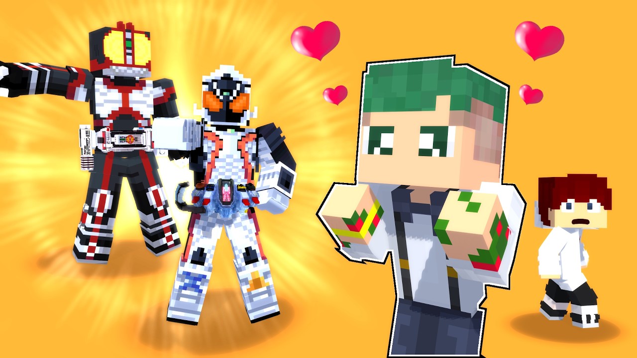 マイクラアニメでさんどさんの少年時代を再現してみた