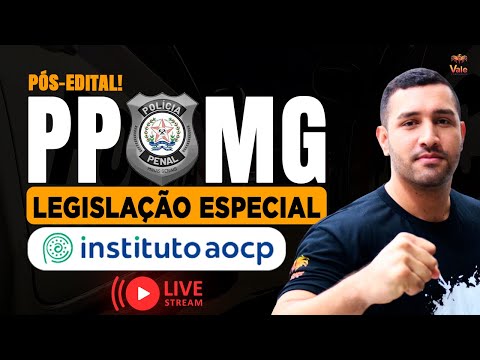 Legislação Especial | Questões Instituto AOCP | PPMG