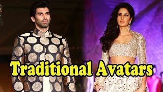 Katrina Kaif And Aditya Roy Kapur Showcase Traditional Avatars!