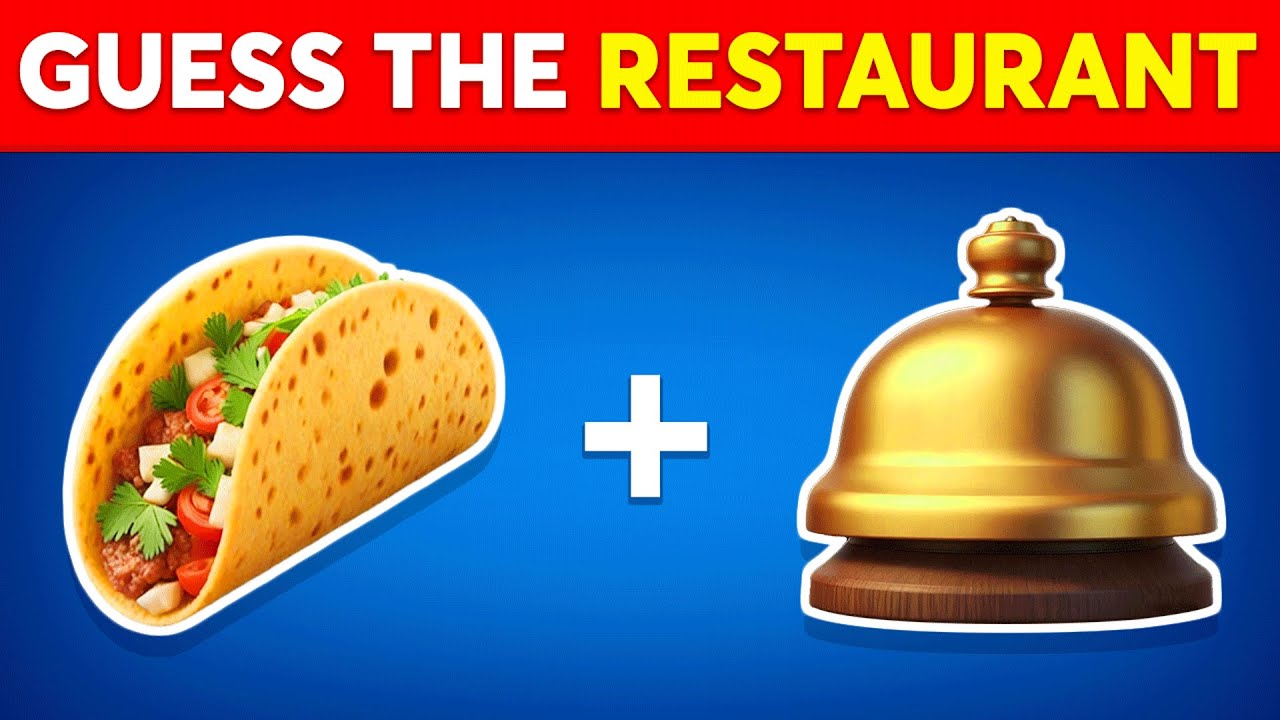 Guess the Fast Food Restaurant by Emoji? | Quiz Dino