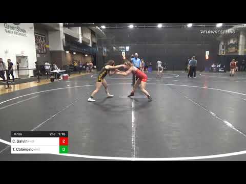 117 Lbs Consolation - Cameron Galvin, Freedom High School Wrestling Vs Taylor Colangelo, Arizona G