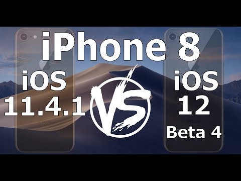 Speed Test : iPhone 8 - iOS 12 Beta 4 vs iOS 11.4.1 (iOS 12 Public Beta 3 Build 16A5327f)