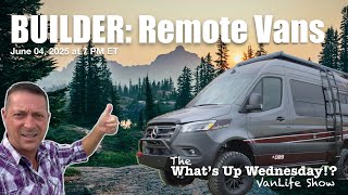 Recirculating Shower in REMOTE VANS in Remote Work Adventure Vans on livestream