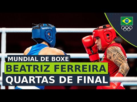 MUNDIAL DE BOXE FEMININO 2023 - Beatriz Ferreira (60kg) dá show e garante vaga na semifinal