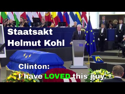 Beerdigung Helmut Kohl - Bill Clinton: "I have loved this guy"
