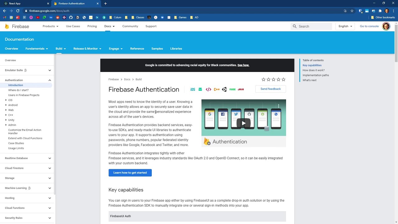 SP21 Web Apps: 28 - Using Firebase Authentication to Create a Login System