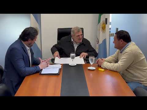 Firmaron convenio para la refacción del Registro Civil de Chorotis