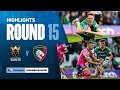 Northampton v Leicester - HIGHLIGHTS | Red Card Turns The Tide! | Gallagher Premiership 2023-24