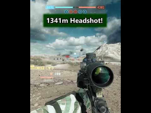 Battlefield 6 former WORLD RECORD Headshot (1341 meters) #battlefield #battlefield6 #sniping