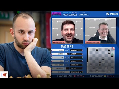 Peter and Jan discuss Lawrence Trent - Tata Steel Chess Tournament 2022