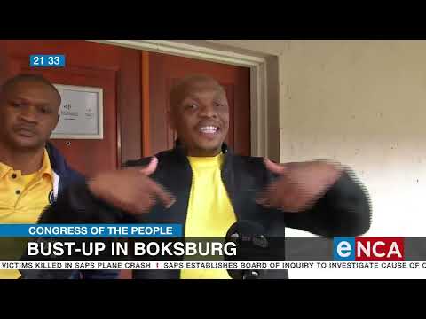 Congress of the people Bust up in Boksburg