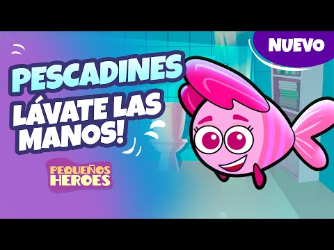 PESCADINES 🐠 | “LAVATE LAS MANOS” - Serie exclusiva de HeroKids - Pequeños Héroes