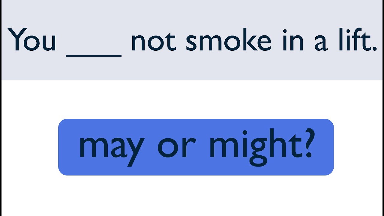 May / might | Grammar quiz