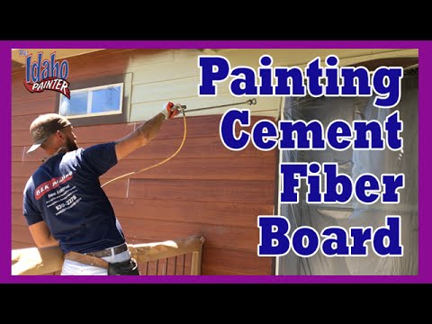 Tips to painting cement fiber board