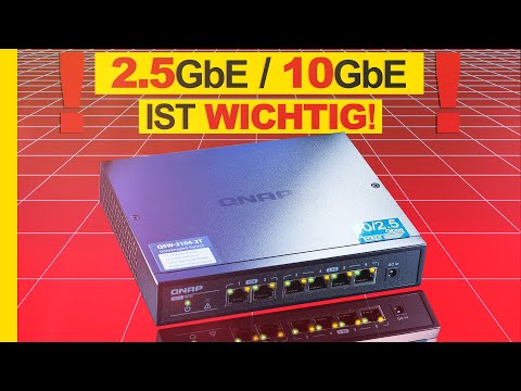 DARUM ist ein 2.5/10GbE SWITCH GENIAL! — QNAP QSW-2104-2T