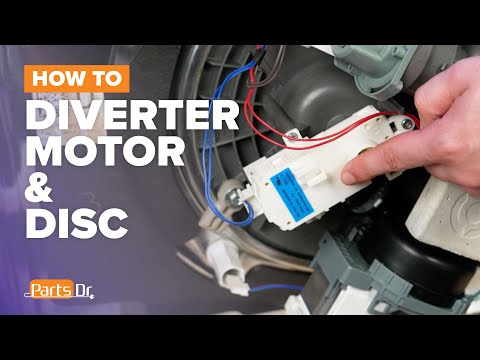 How to replace Diverter Motor & Disc part# W10537869 on your Whirlpool Kitchen Aid Maytag Dishwasher
