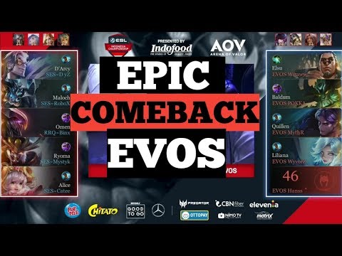 EVOS VS SES MATCH #4 ESL GRAND FINAL INDONESIA CHAMPIONSHIP.