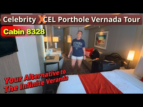 L'alternativa infinita alla veranda - Tour della veranda con oblò Celebrity Xcel - Cabina 8328