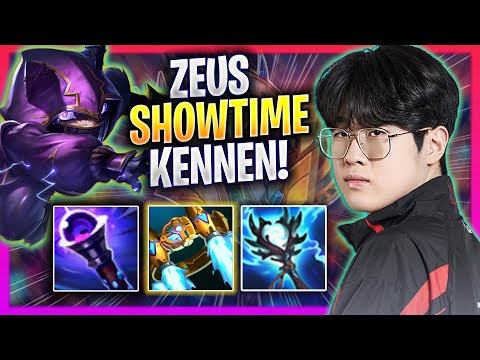 ZEUS SHOWTIME WITH KENNEN! - T1 Zeus Plays Kennen TOP vs Gwen! | Season 2024