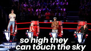 10 BEST HIGH NOTES ON THE VOICE EVER | BEST AUDITIONS