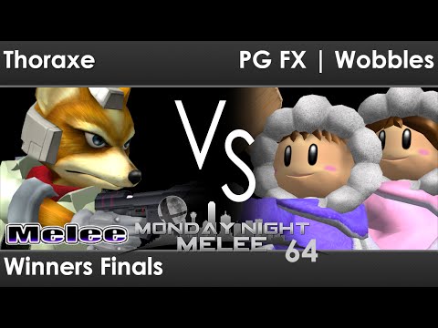 MNM 64 Melee - Thoraxe (Fox, Luigi) vs PG FX | Wobbles (ICs) - Winners Finals