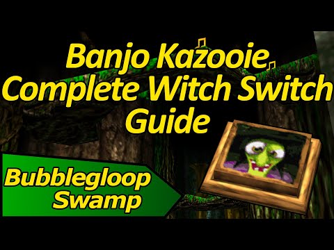 Getting the Witch Switch Jiggy in Bubblegloop Swamp - Banjo Kazooie Witch Switch Guide