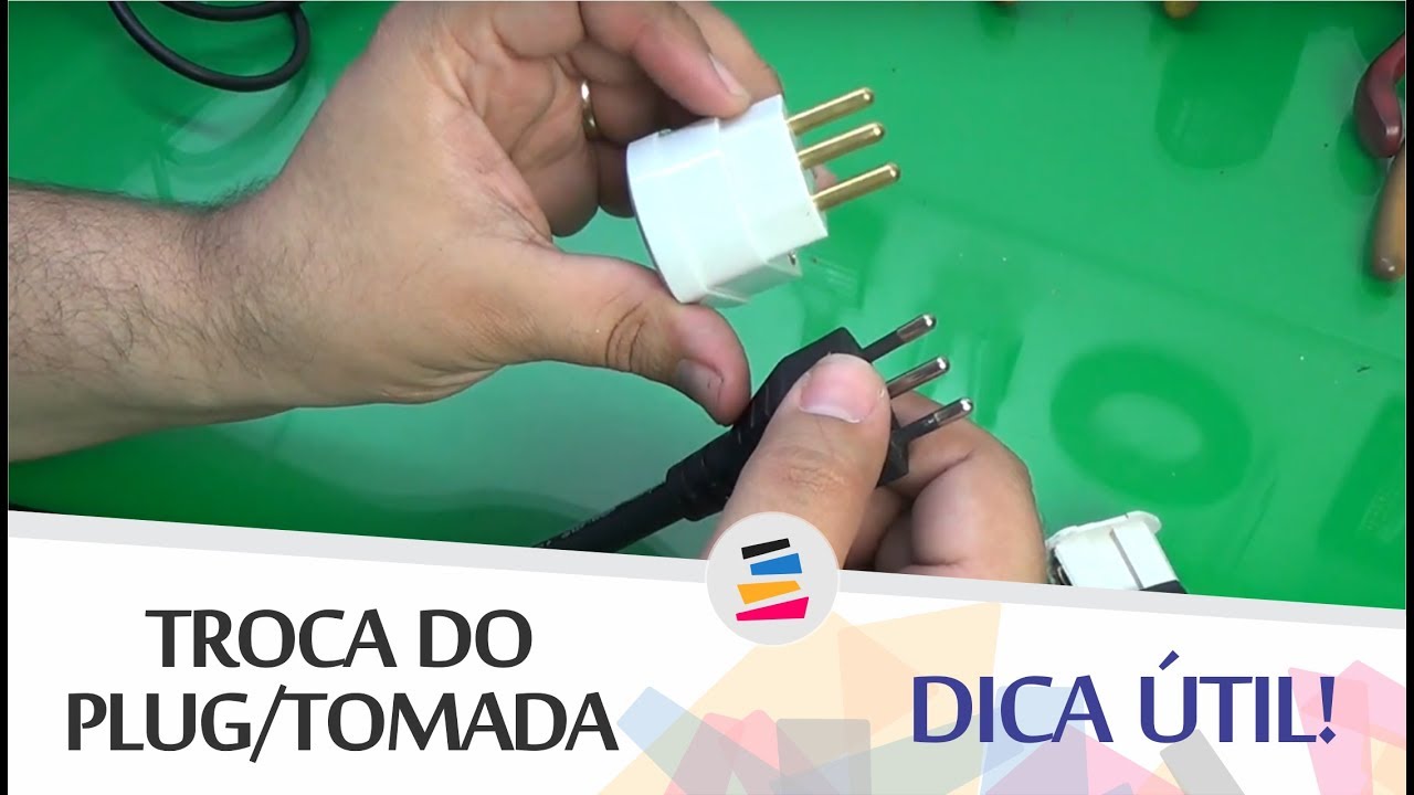 Tutorial - Troca do Plug/Conector Tomada Macho Energia Elétrica - SULINK