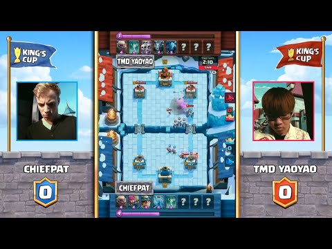 Chiefpat vs TMD YaoYao | Clash Royale Tournament King's Cup