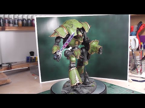 Castigator Knight - Airbrush Snake Skin Pattern