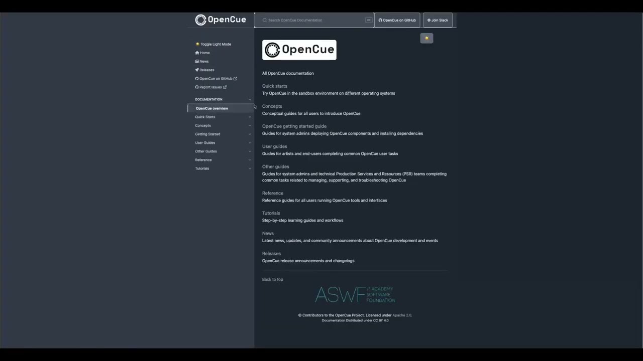 New OpenCue Documentation Platform