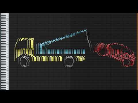 MIDI Art - Tow Truck