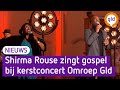 Shirma Rouse en Dwight  Dissel zingen Total Praise bij kerstconcert Omroep Gelderland