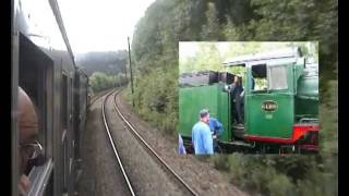 preview picture of video 'Brussels-Schuman to Ciney and then to Spontin by Steam Train 21/7/11'