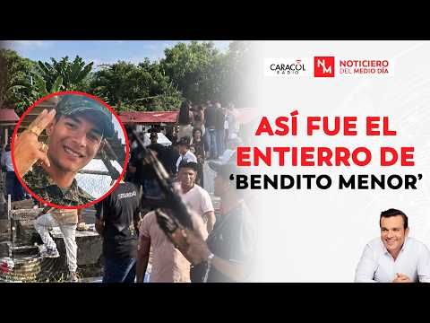 Así fue el entierro de ‘Bendito Menor’ en Riohacha: Hubo DISPAROS | Noticiero del Mediodía