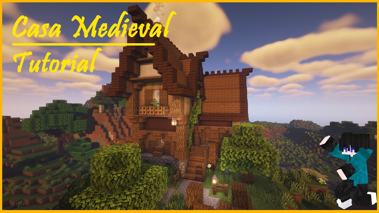 Minecraft Como Fazer uma Casa Medieval Parte 1 