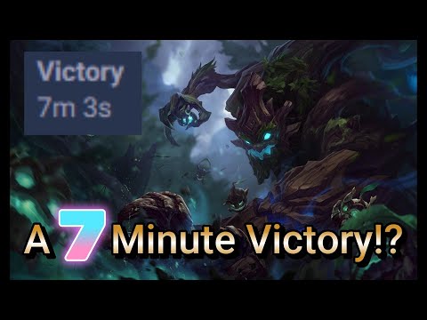 7 Minute Game!? - Journey to Rank 1 Maokai Support - High ELO Full Game VOD