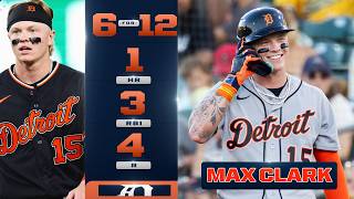 Max Clark collects 6 hits, homers and drives in 3 in 1st MLB series! ???? (Tigers 3-0 since his debut!)