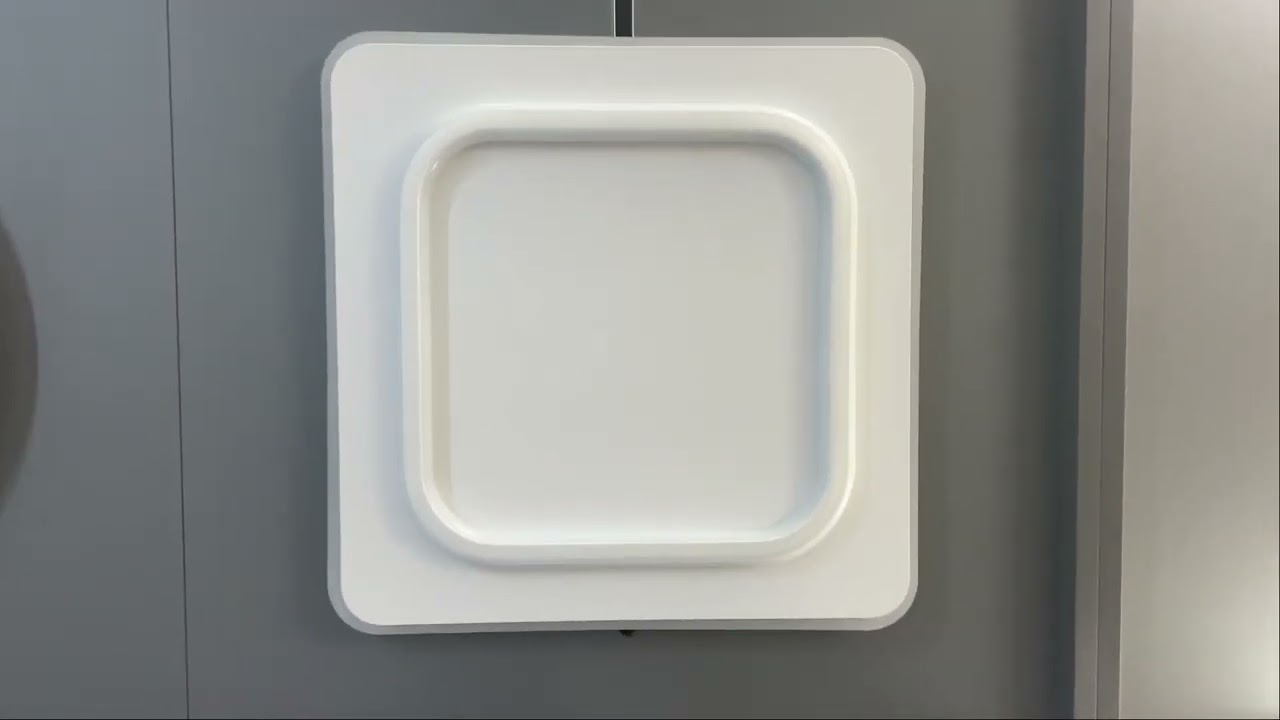 Світлодіодна LED люстра VEGA DUAL 80W 2S ON/OFF-450x450x52-WHITE/BLACK-220-IP20 Esllse