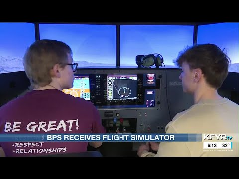 New flight simulator helps BPS students launch dreams of becoming pilots