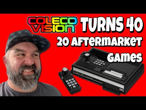 ColecoVision 40th Anniversary & 20 Aftermarket Games to Play