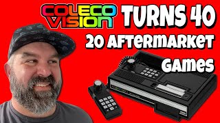 ColecoVision 40th Anniversary & 20 Aftermarket Games to Play