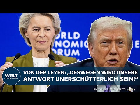 DAVOS 2026: „Ein Fehler unter Freunden!“ – Von der Leyen rechnet mit Trumps US-Zöllen ab