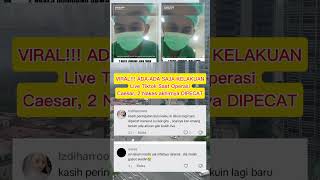 Download lagu VIRAL LIVE SAAT OPERASI CAESAR AKHIRNYA DI PECAT #shortvideo #viralvideo mp3