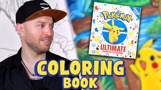 Professional Artist VS a POKEMON Coloring Book - Ohuhu Acrylic Markers