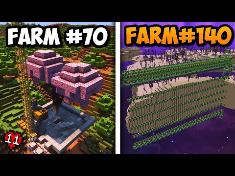 Ultimate Hardcore Minecraft Farm Building!